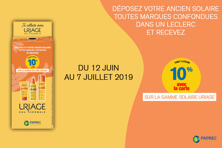 RECYCLEZ AVEC URIAGE !