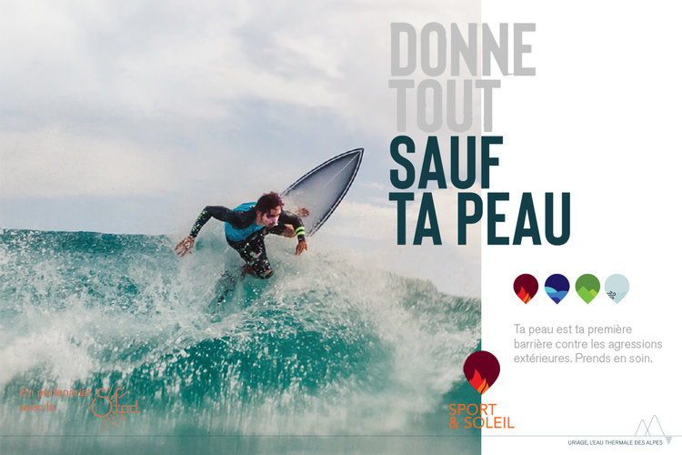 Les sportifs et le soleil, par Uriage et la SFPD