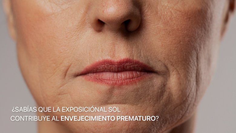 ¿Sabías que la exposición al sol contribuye al envejecimiento prematuro? 