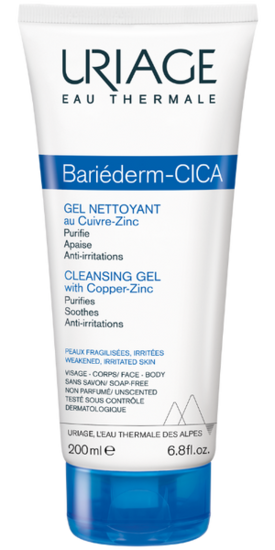 BARIÉDERM-CICA Gel limpiador