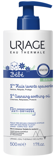 Huile lavante bébé + baume apaisant URIAGE : le kit à Prix Carrefour