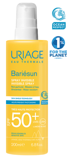 BARIÉSUN - ONZICHTBARE SPRAY SPF50+ ONGEPARFUMEERD